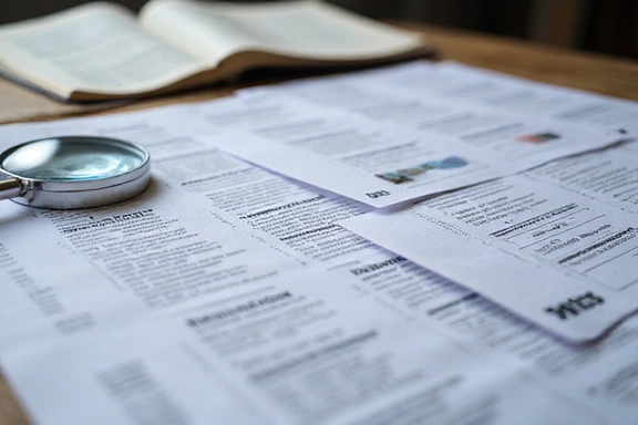 Title examination documents